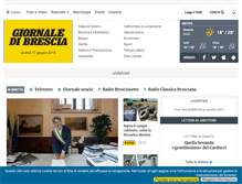 Tablet Screenshot of giornaledibrescia.it